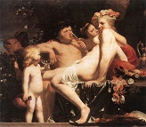 EVERDINGEN_Caesar/Bacchus_with_Two_Nymphs_And_Cupid